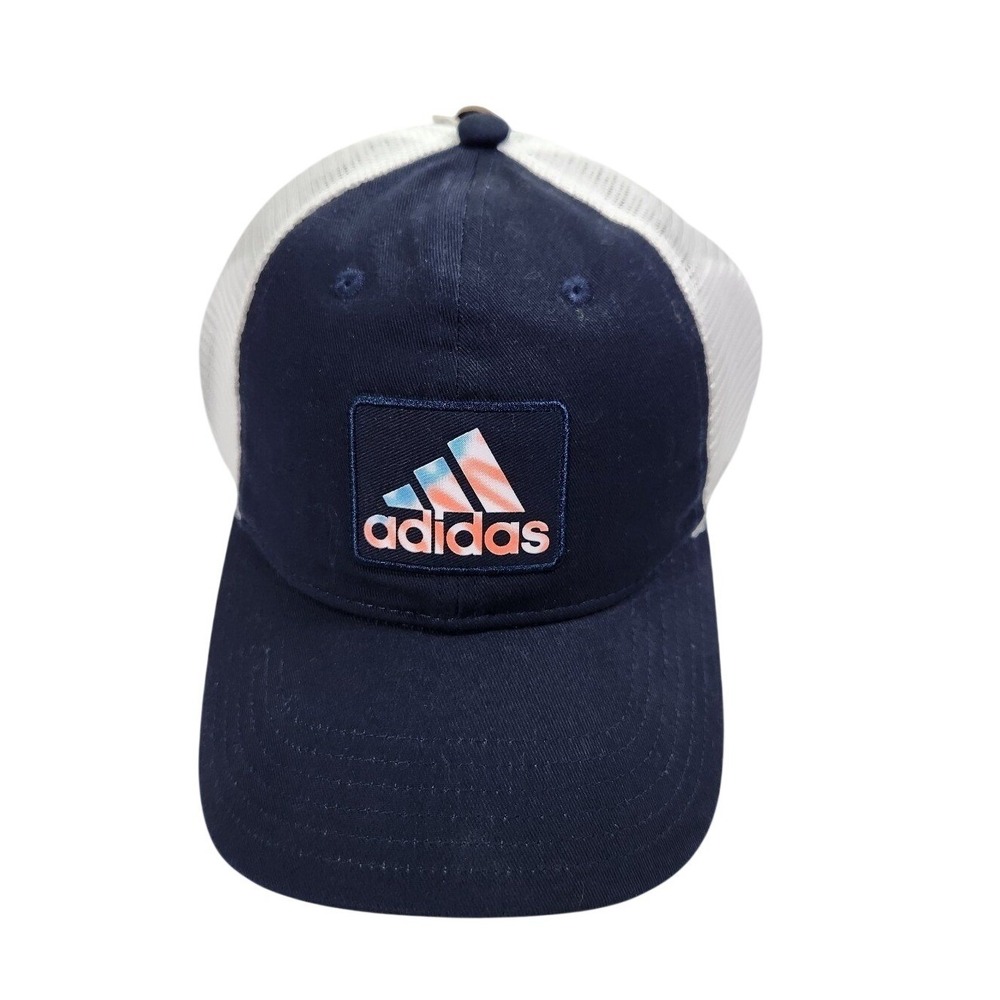 Adidas Americana Mesh Snapback Hat Navy Blue White‎ OSFM 5153382